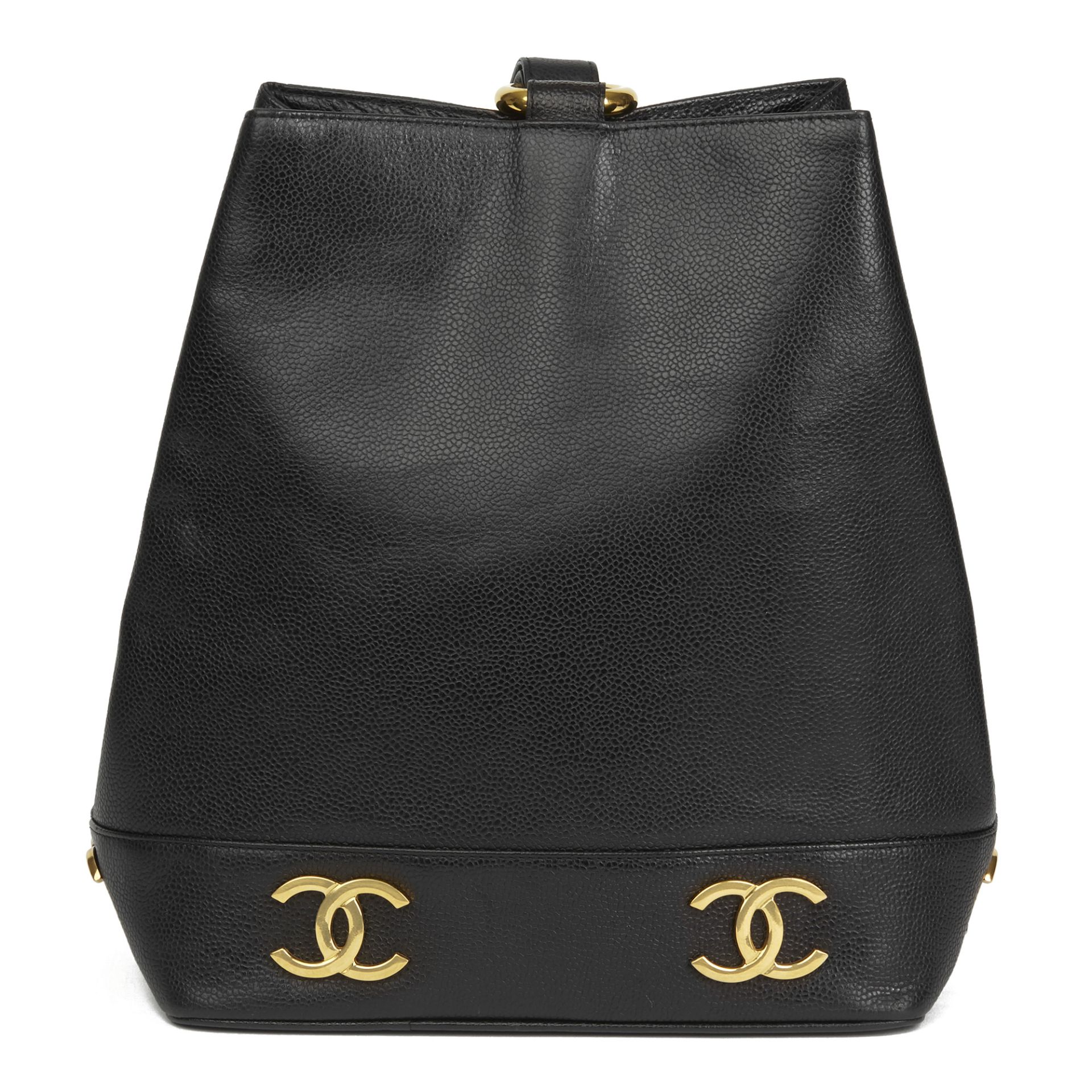 Chanel Logo Trim Bucket Bag - Image 9 of 11