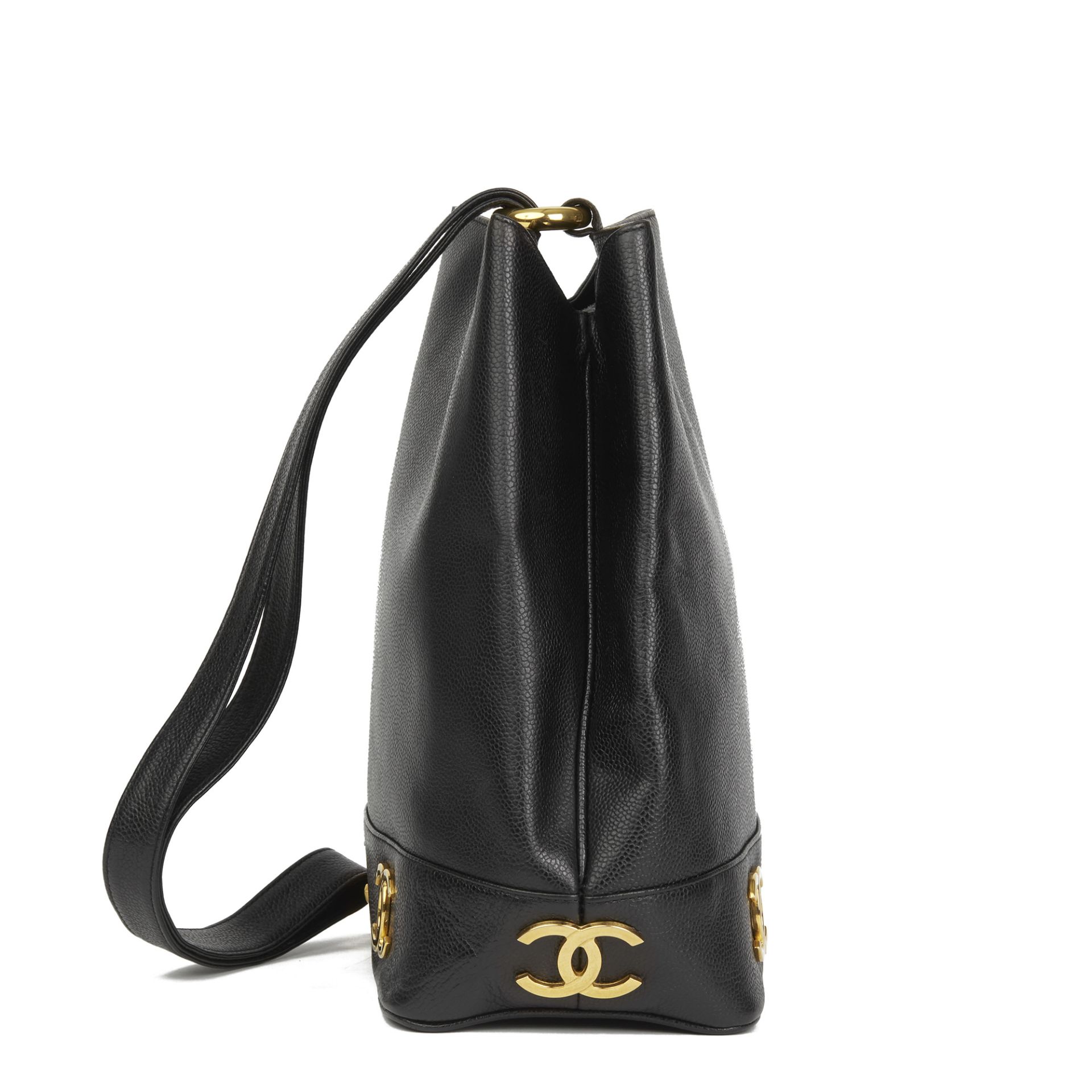 Chanel Logo Trim Bucket Bag - Image 10 of 11