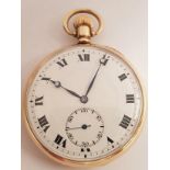 9ct Gold Rolex Pocket Watch c1925