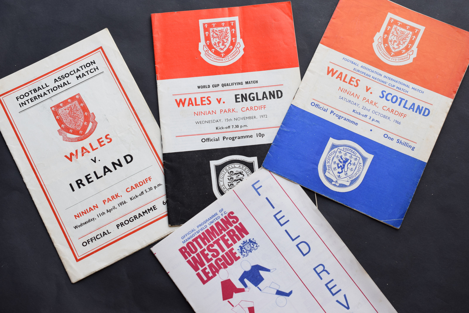 Collection Of Wales FC International Programs