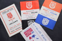 Collection Of Wales FC International Programs