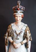 Queen Elizabeth 2nd Porcelain Figure By Michael Salty