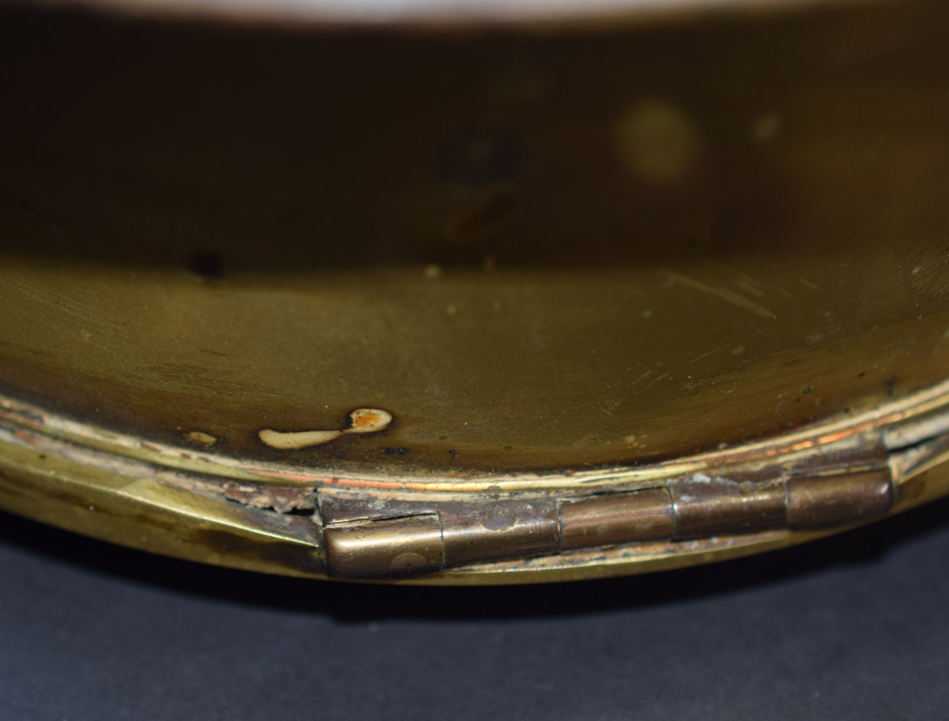 Vintage Brass Cased Bulkhead Clock - Image 3 of 5