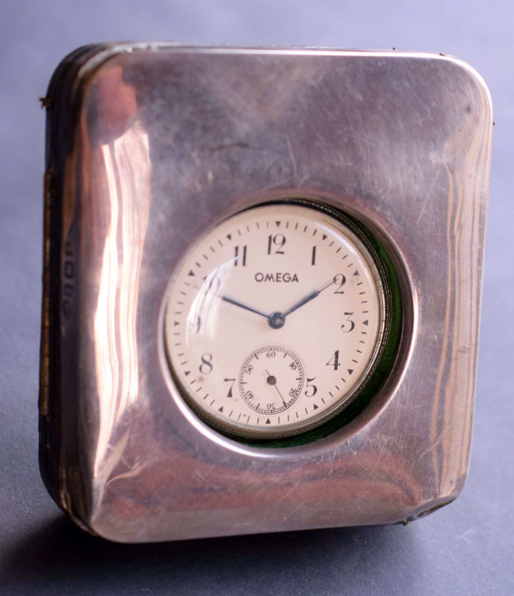 Silver Omega Pocket Watch And Travel Case - Image 6 of 7