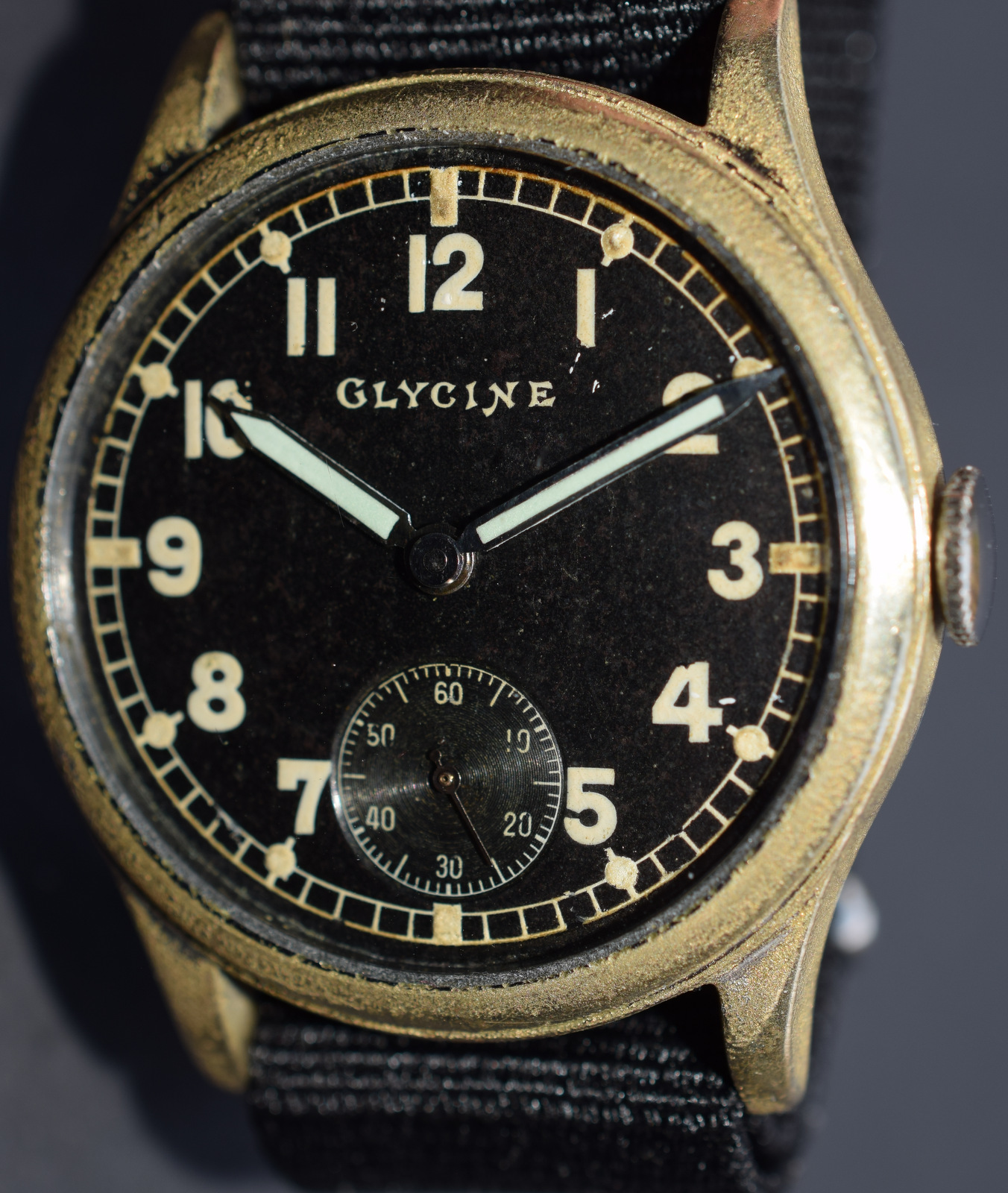 WW2 Glycine German Military Watch - Image 6 of 6