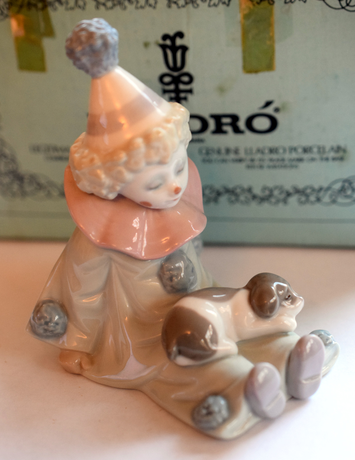 Limited Edition Lladro Clown Figure With Puppy - Image 4 of 7