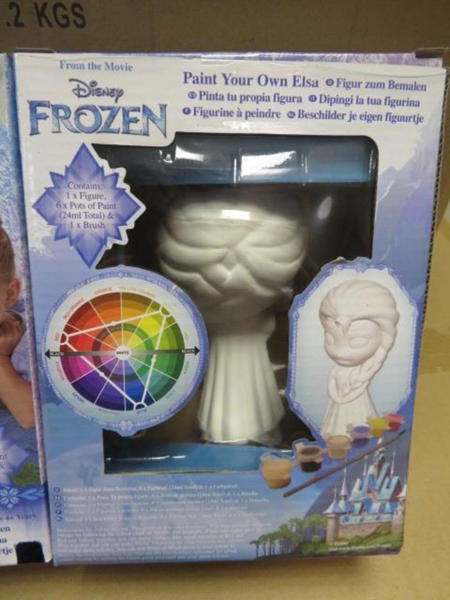 (70) PALLET TO CONTAIN 144 x BRAND NEW DISNEY FROZEN PAINT YOUR OWN ELSA FIGURES. COMPLETE WITH... - Image 3 of 3