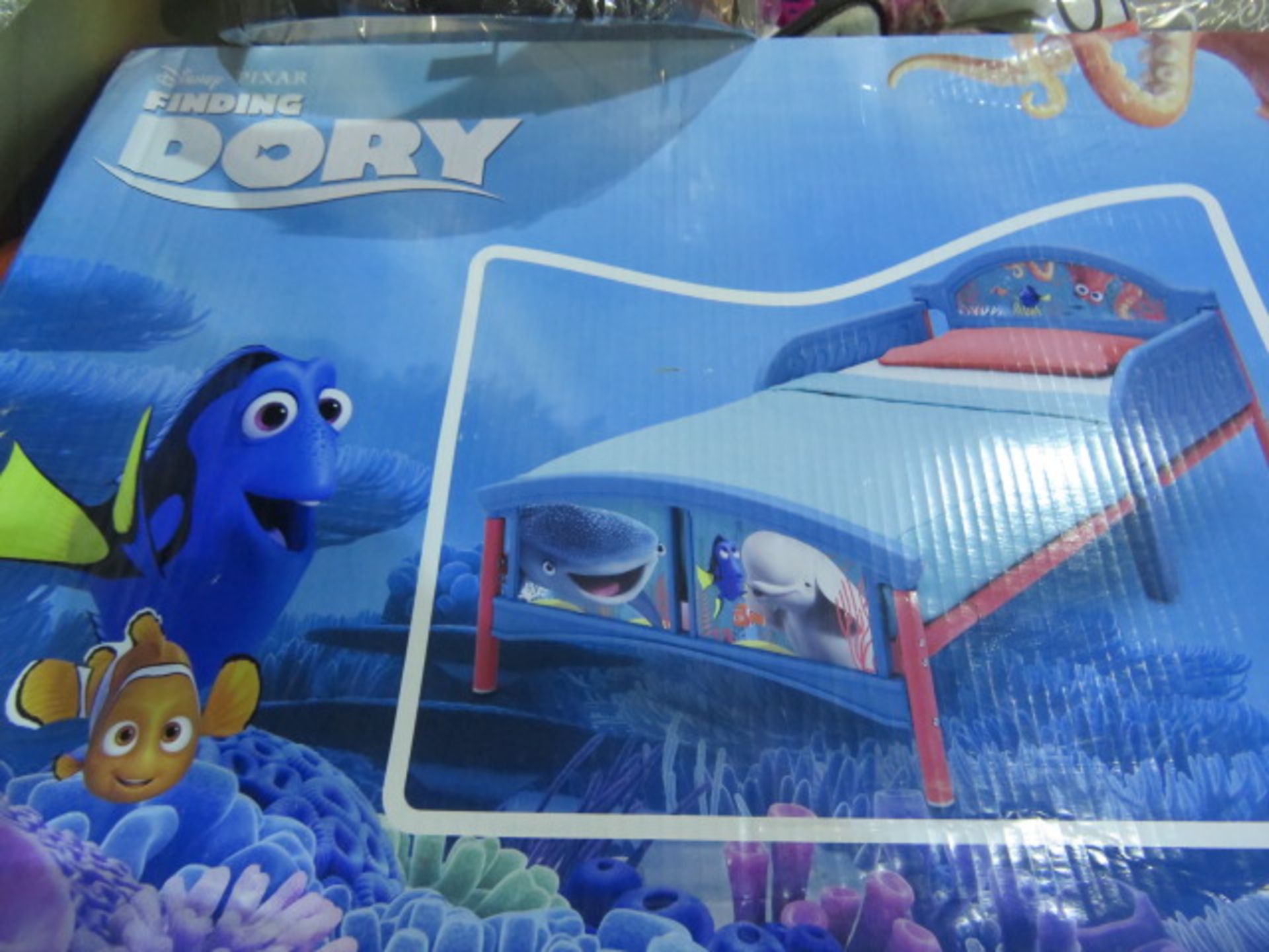 (132) LARGE PALLET APPROX 4FT TALL TO CONTAIN FINDING DORY BED FRAME, 5 PIECE MANICURE KIT, BAL... - Image 10 of 14