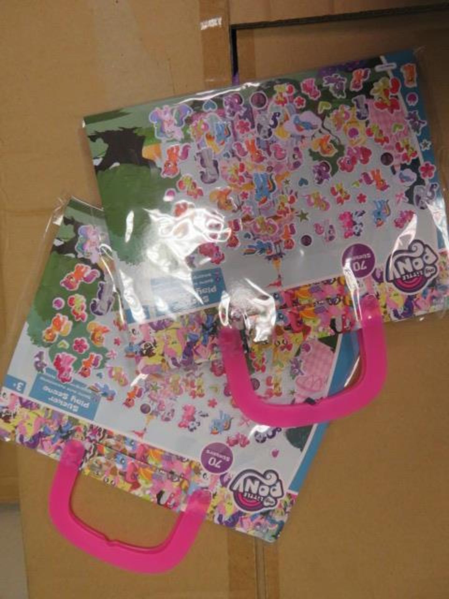 (241) PALLET TO CONTAIN 480 X BRAND NEW MY LITTLE PONY STICKER PLAY SCENE. INCLUDES 70 STICKERS... - Image 2 of 6