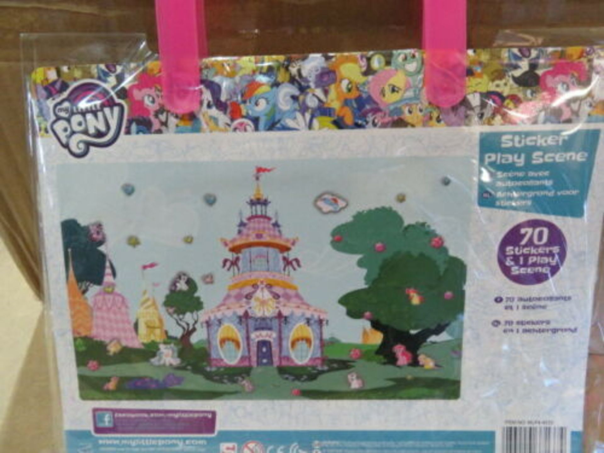 WHOLESALE JOB LOT 192 X MY LITTLE PONY STICKER PLAY SCENE - 70 STICKERS INCLUDED RRP £3.99 ... - Image 3 of 3