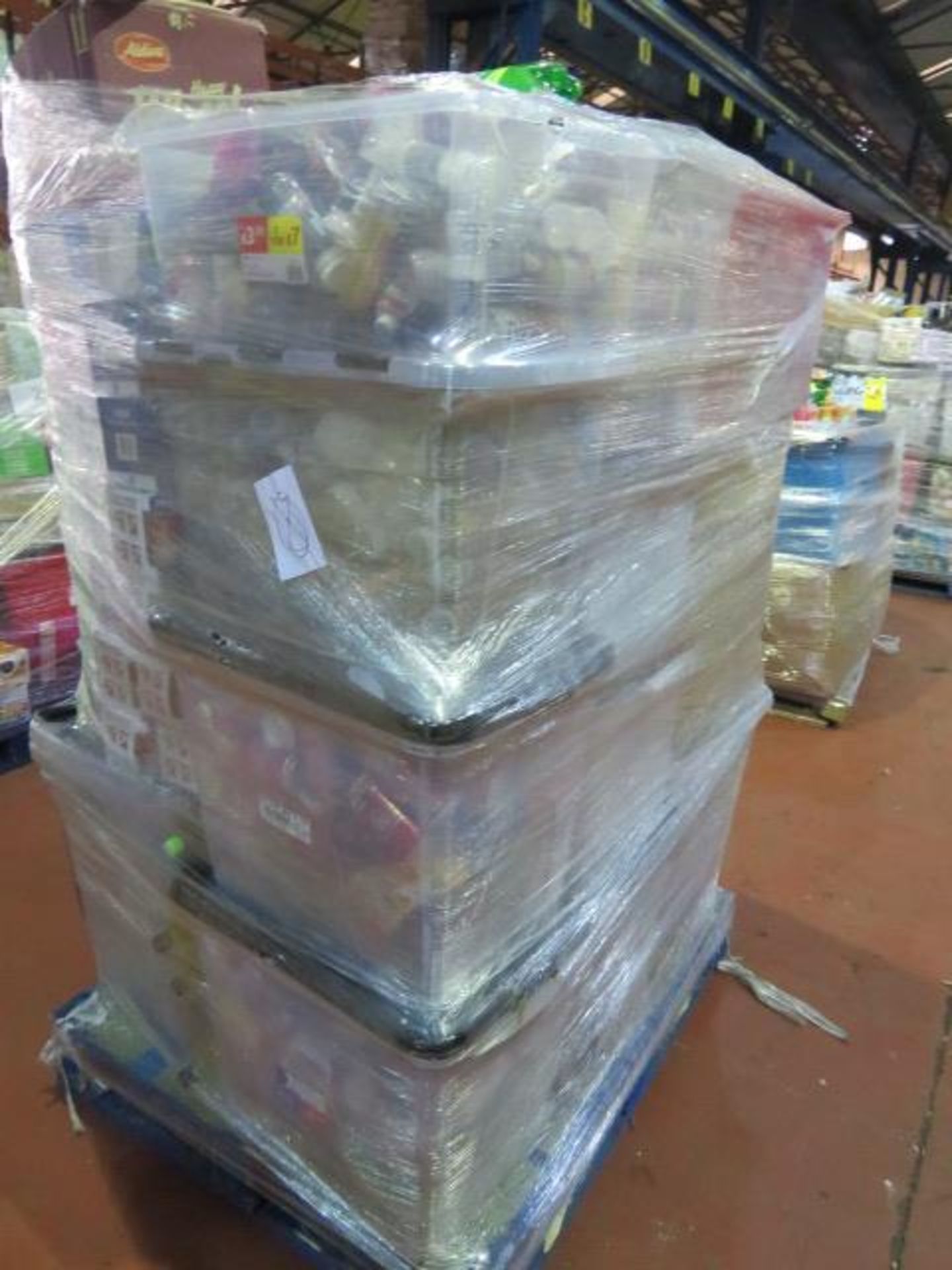 (2I) LARGE PALLET TO CONTAIN A VERY LARGE QTY OF VARIOUS FOOD, DRINK & CONFECTIONARY TO INCLUDE... - Image 2 of 12