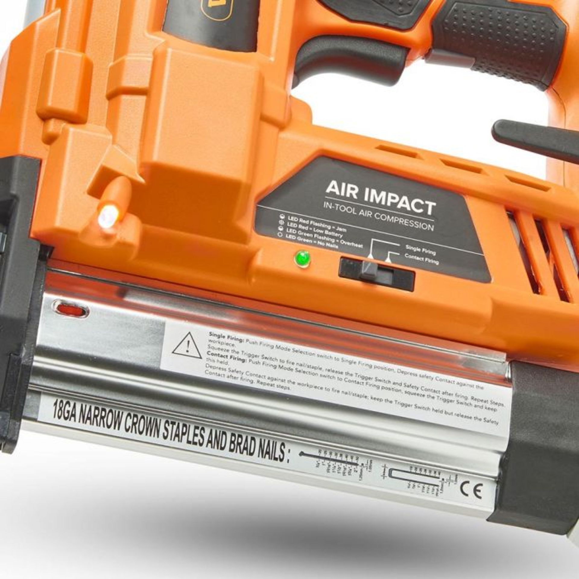 (T337) Cordless Nail & Staple Gun Ideal for a range of materials and applications including ca... - Image 4 of 4