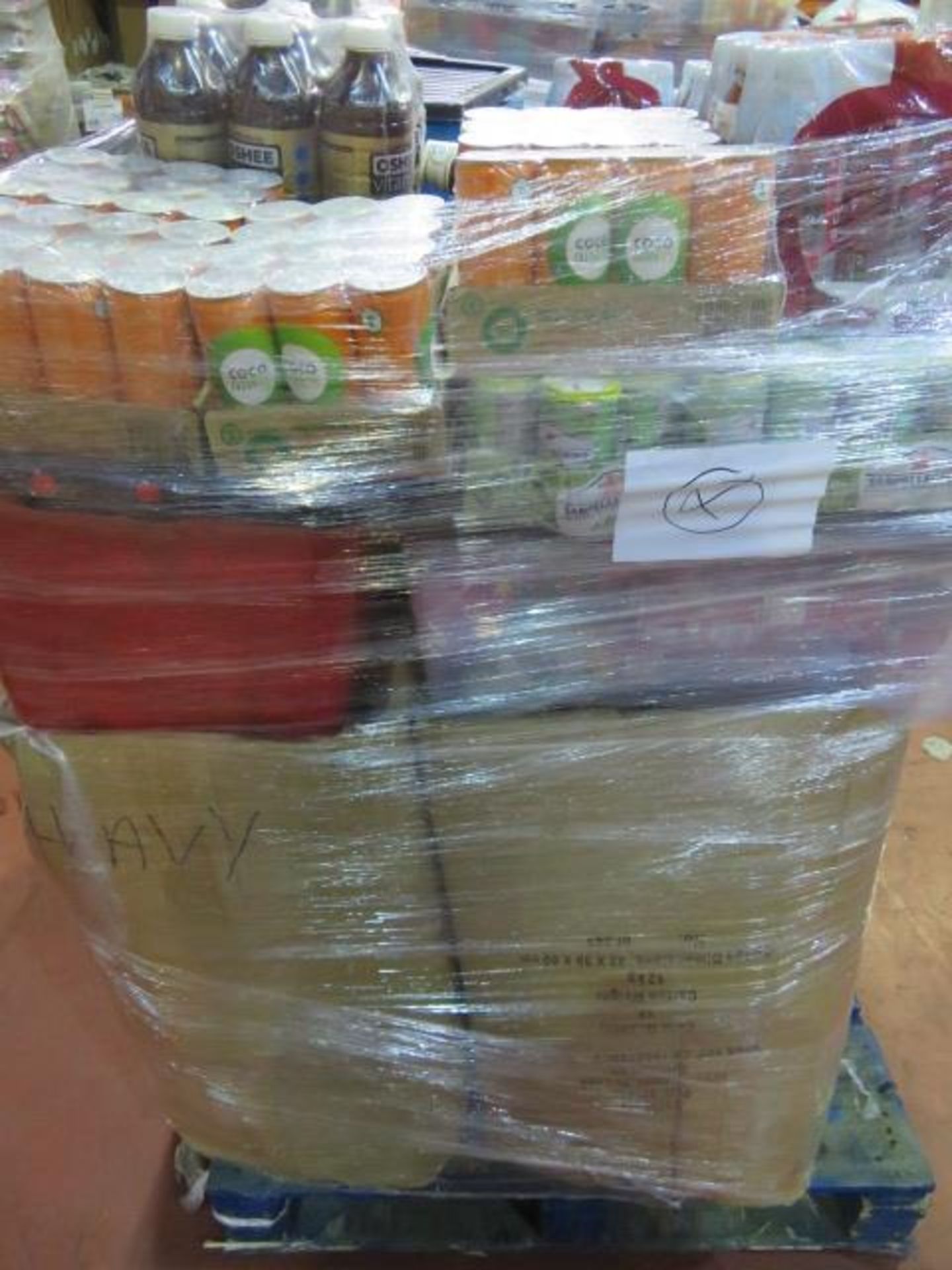 (2C) LARGE PALLET TO CONTAIN A VERY LARGE QTY OF VARIOUS FOOD, DRINK & CONFECTIONARY TO INCLUDE... - Image 4 of 9