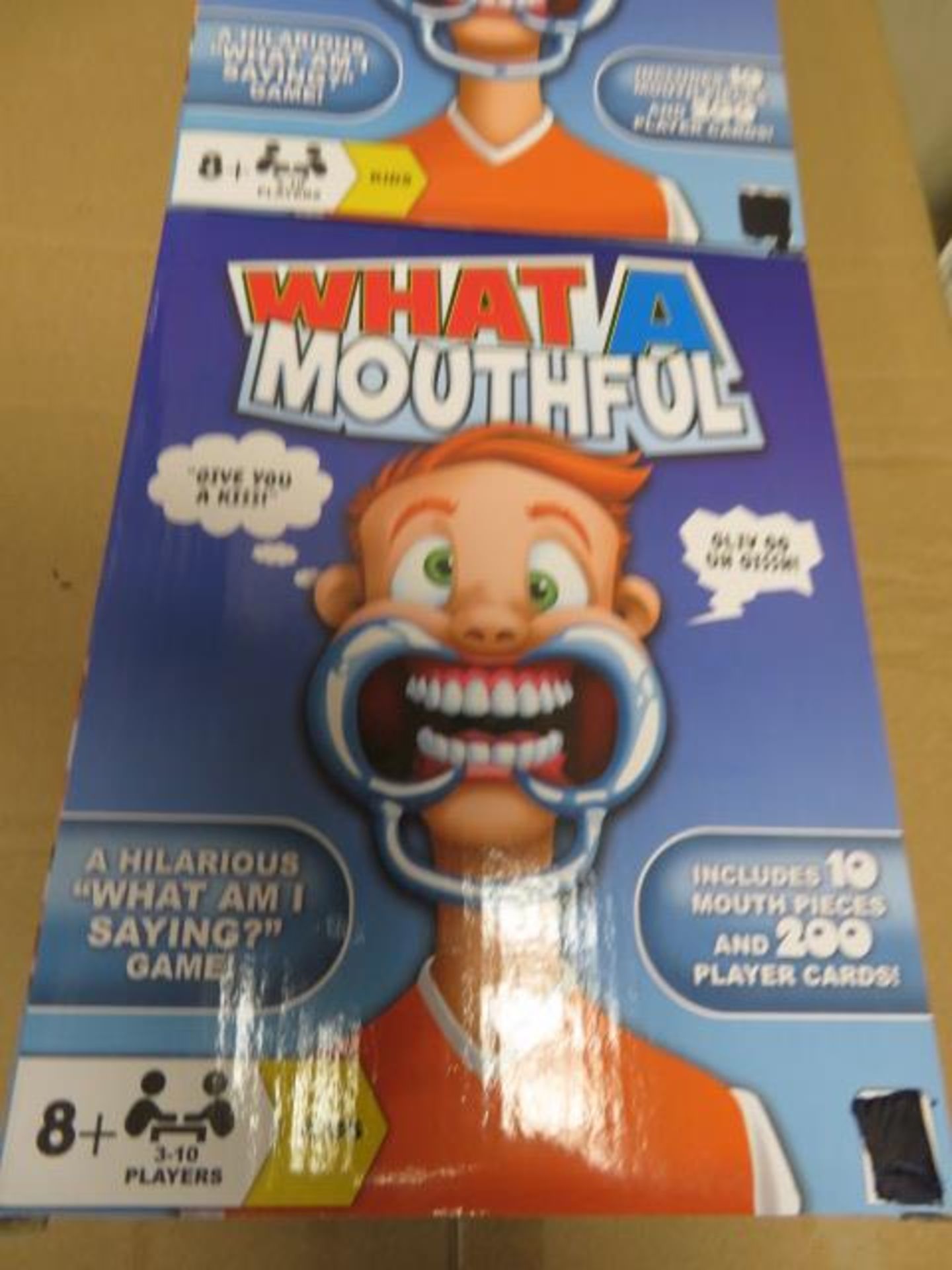 (242) PALLET TO CONTAIN 96 X BRAND NEW WHAT A MOUTHFUL FAMILY GAME. TRY SAYING PHRASES WITH YOU... - Image 2 of 4