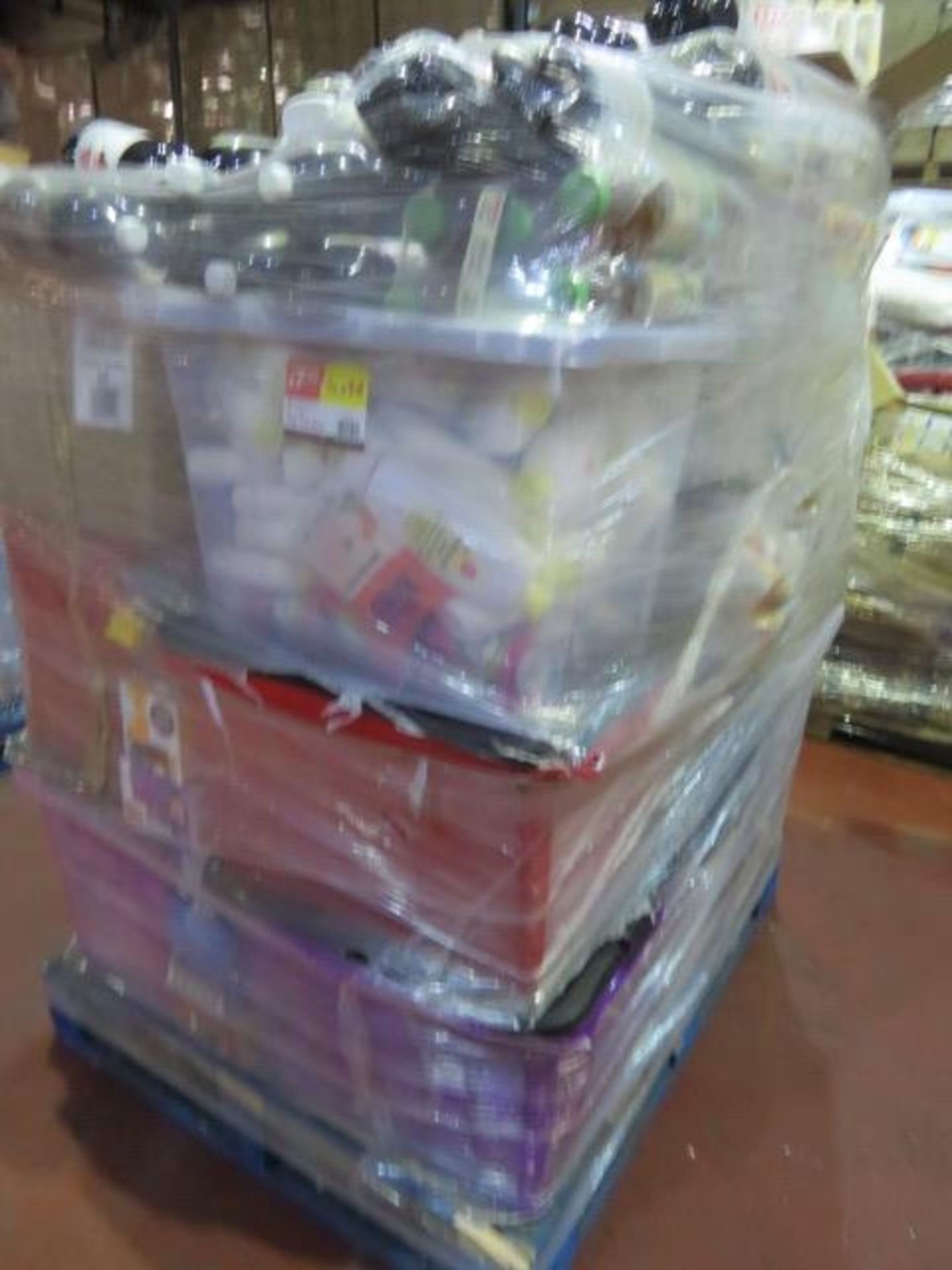 (2J) LARGE PALLET TO CONTAIN A VERY LARGE QTY OF VARIOUS FOOD, DRINK & CONFECTIONARY TO INCLUDE...
