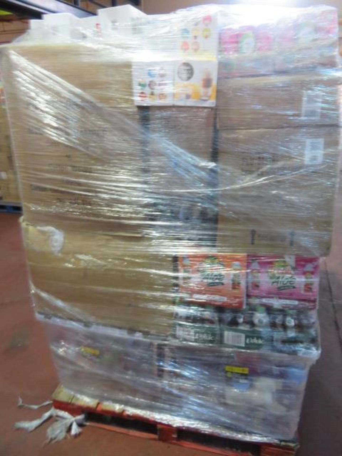 (14) LARGE PALLET TO CONTAIN A VERY LARGE QTY OF VARIOUS FOOD, DRINK & CONFECTIONARY TO INCLUD...