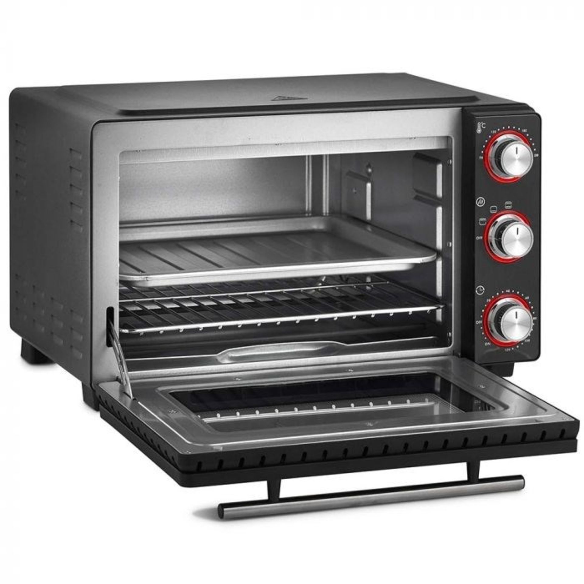 (S34) 28L Mini Oven Cooker & Grill 28L capacity and unobtrusive size makes it ideal for spaces... - Image 2 of 4