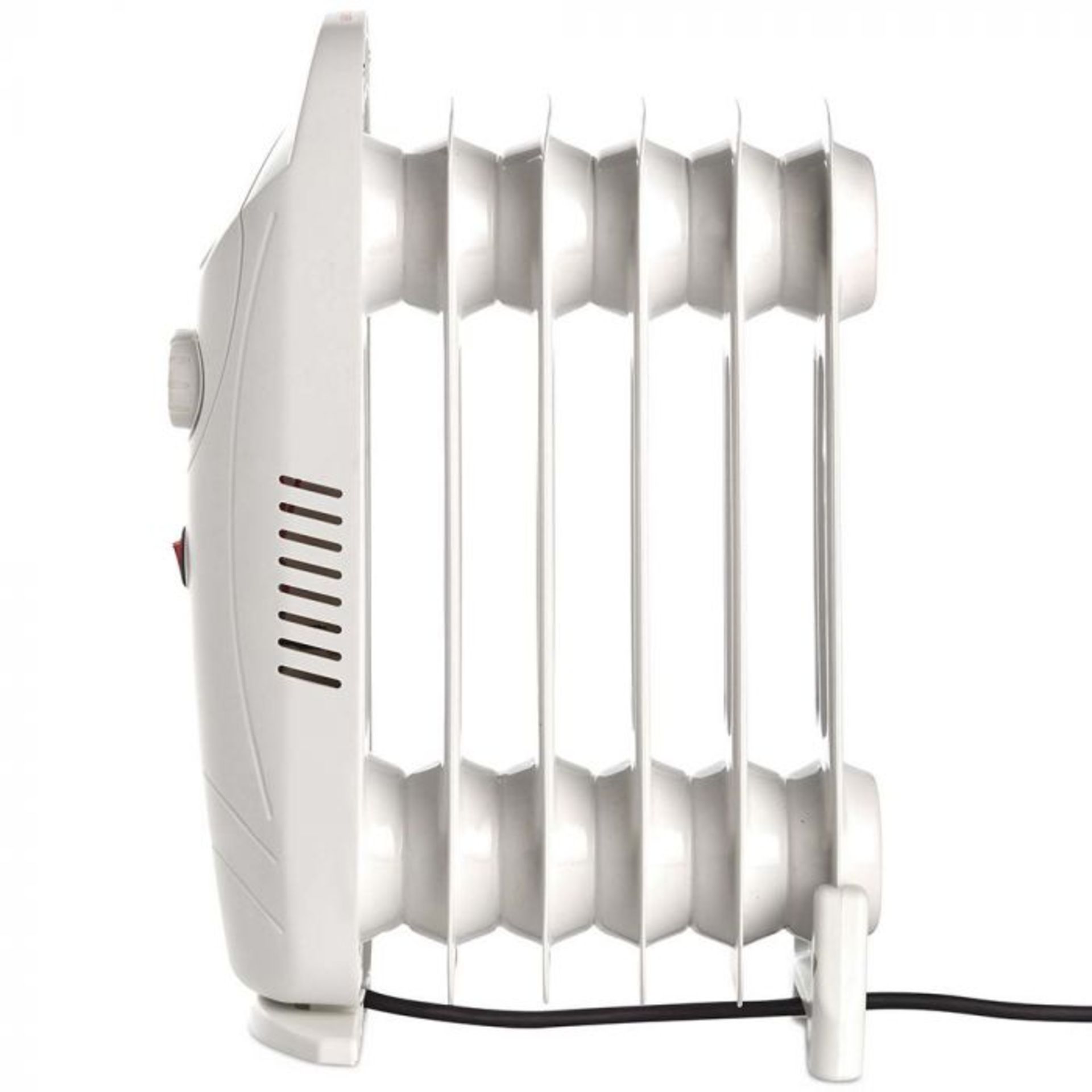 (NN20) 6 Fin 800W Oil Filled Radiator - White Compact yet powerful 800W radiator with 6 oil-fi... - Image 3 of 3