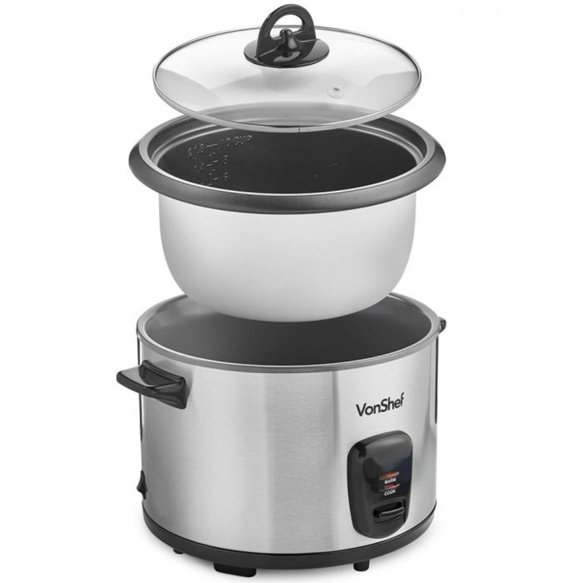 (NN3) 700W Rice Cooker Cook up deliciously fluffy rice with the easy to use 700W Rice Cooker ... - Image 5 of 5