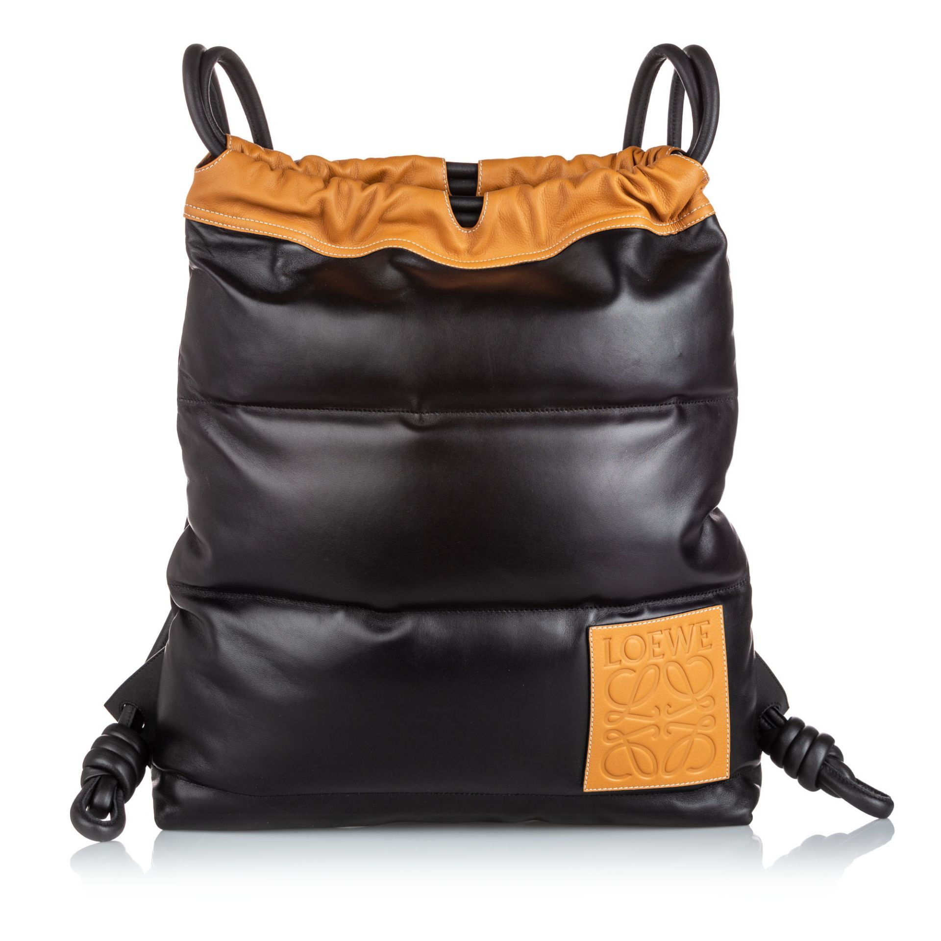 Loewe Leather Yago Puffy Backpack