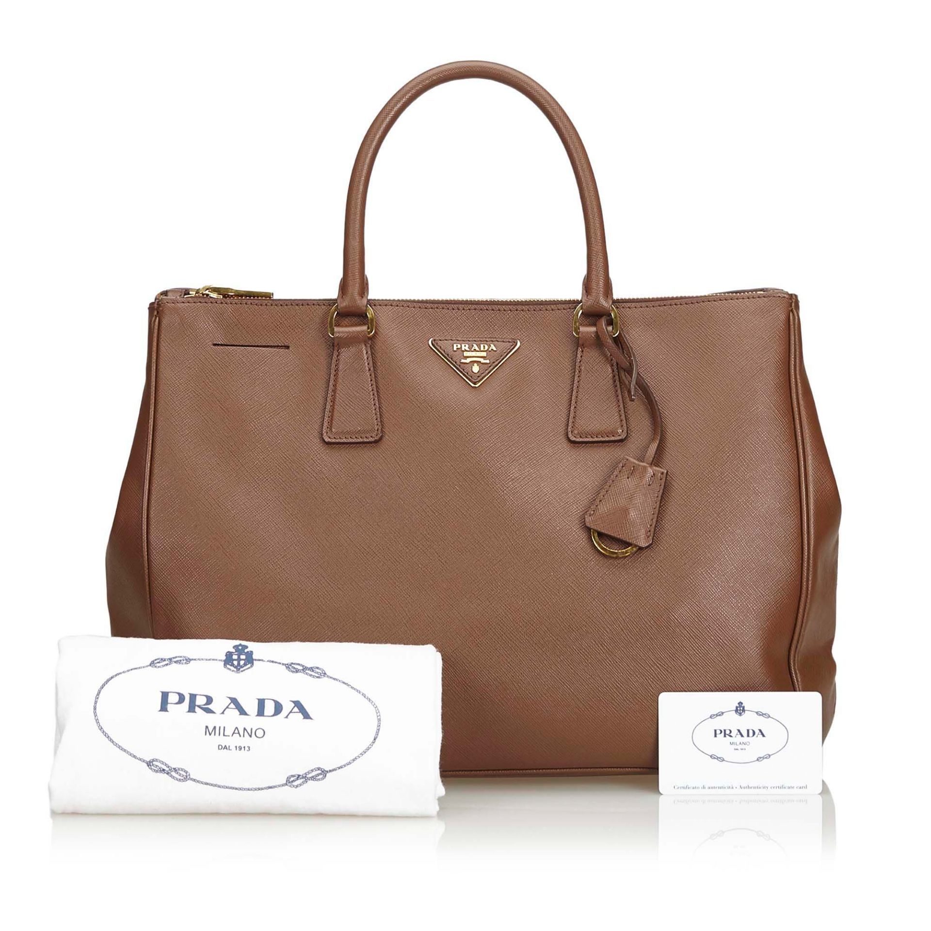 Prada Saffiano Leather Galleria Handbag - Image 6 of 10