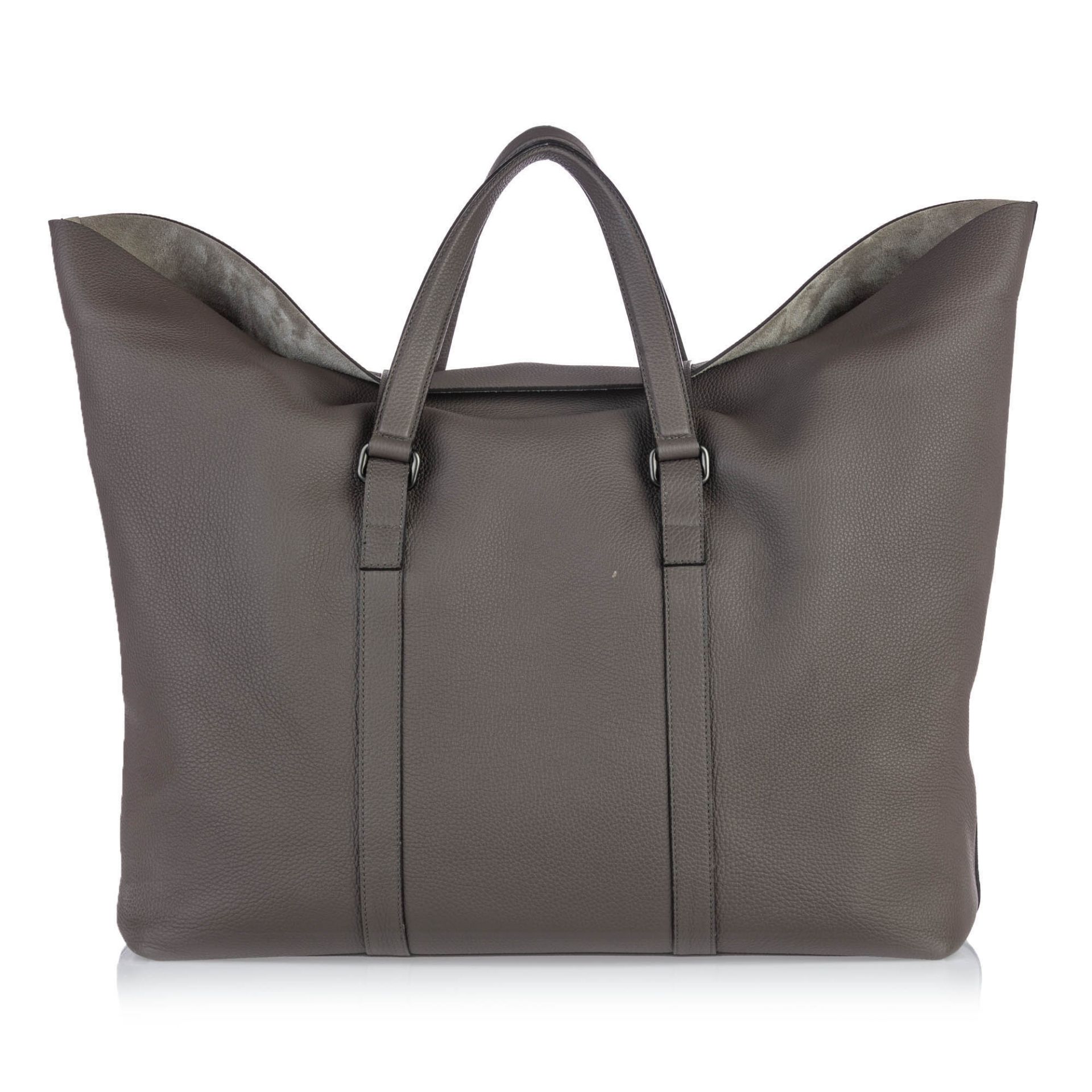 Gucci Leather Grand Prix Weekend Duffel Bag - Image 7 of 8