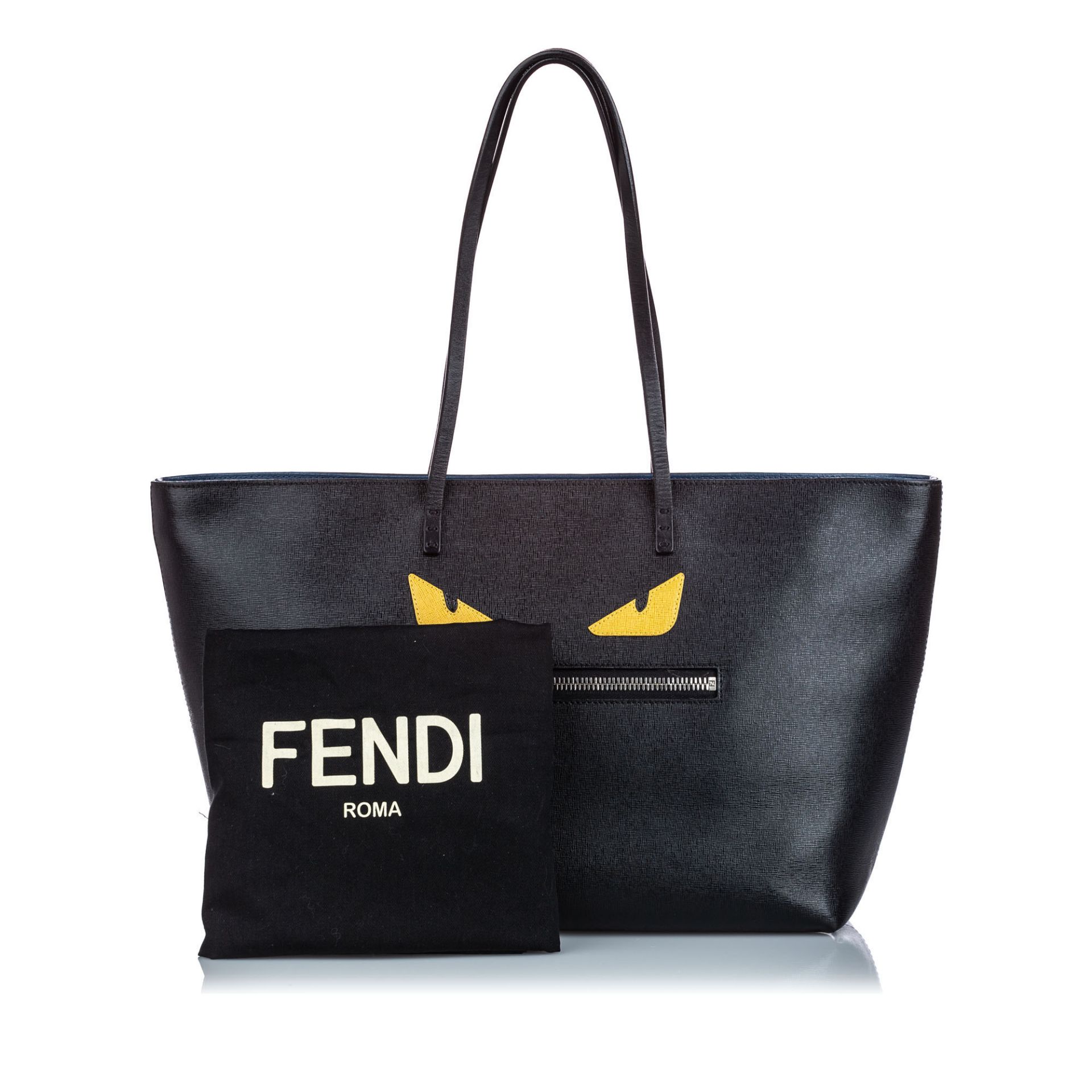 Fendi Medium Roll Monster Tote Bag - Image 2 of 7