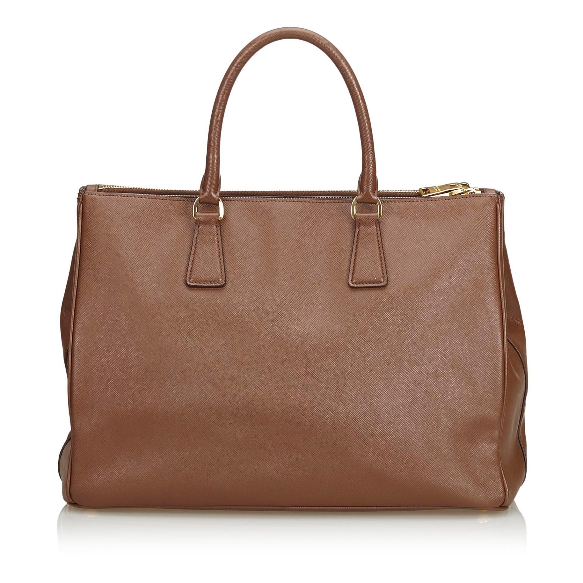 Prada Saffiano Leather Galleria Handbag - Image 3 of 10