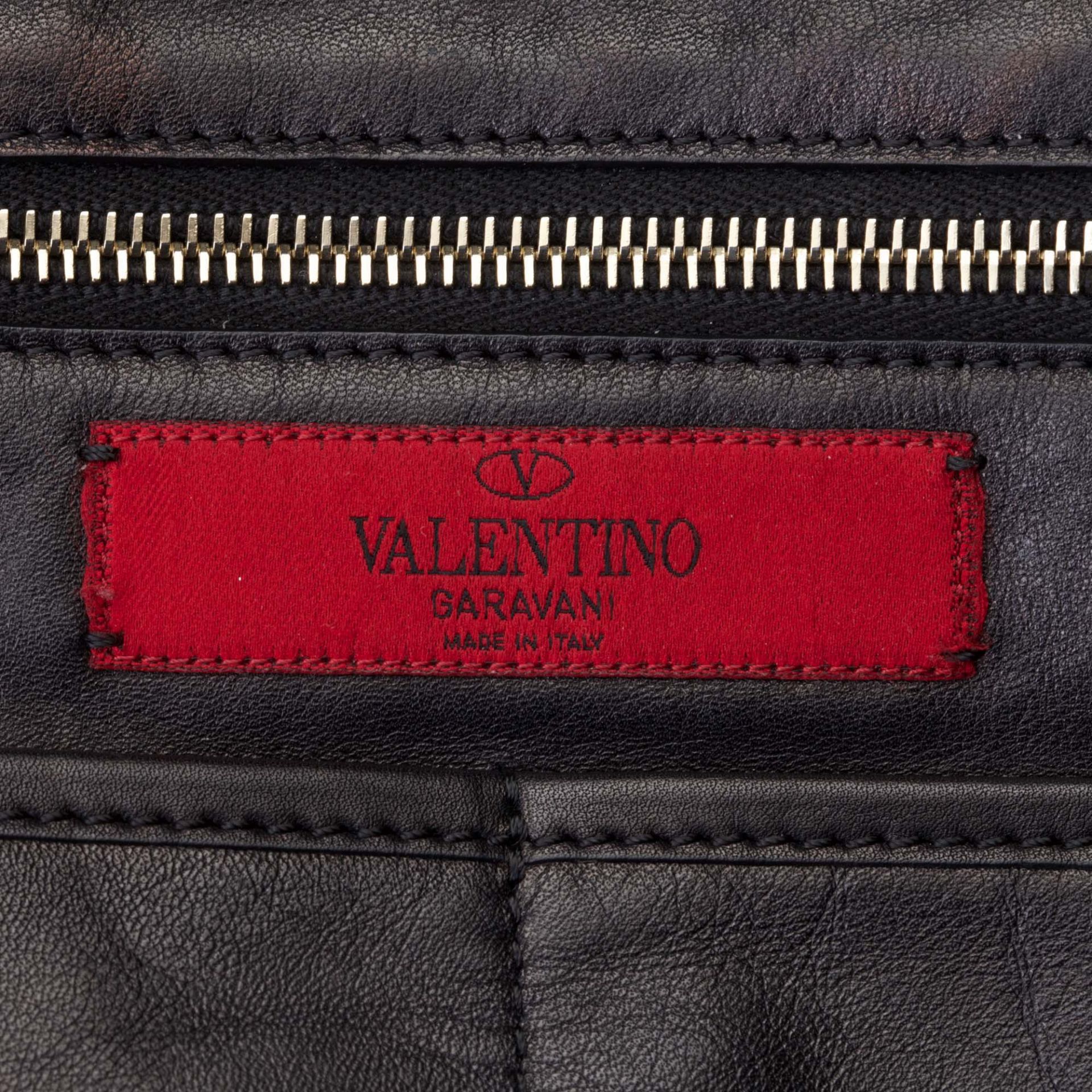 Valentino Leather Rockstud Tote Bag - Image 6 of 7