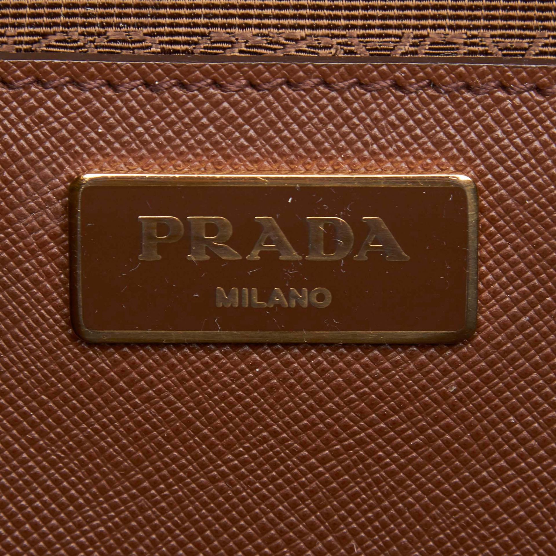 Prada Saffiano Leather Galleria Handbag - Image 9 of 10