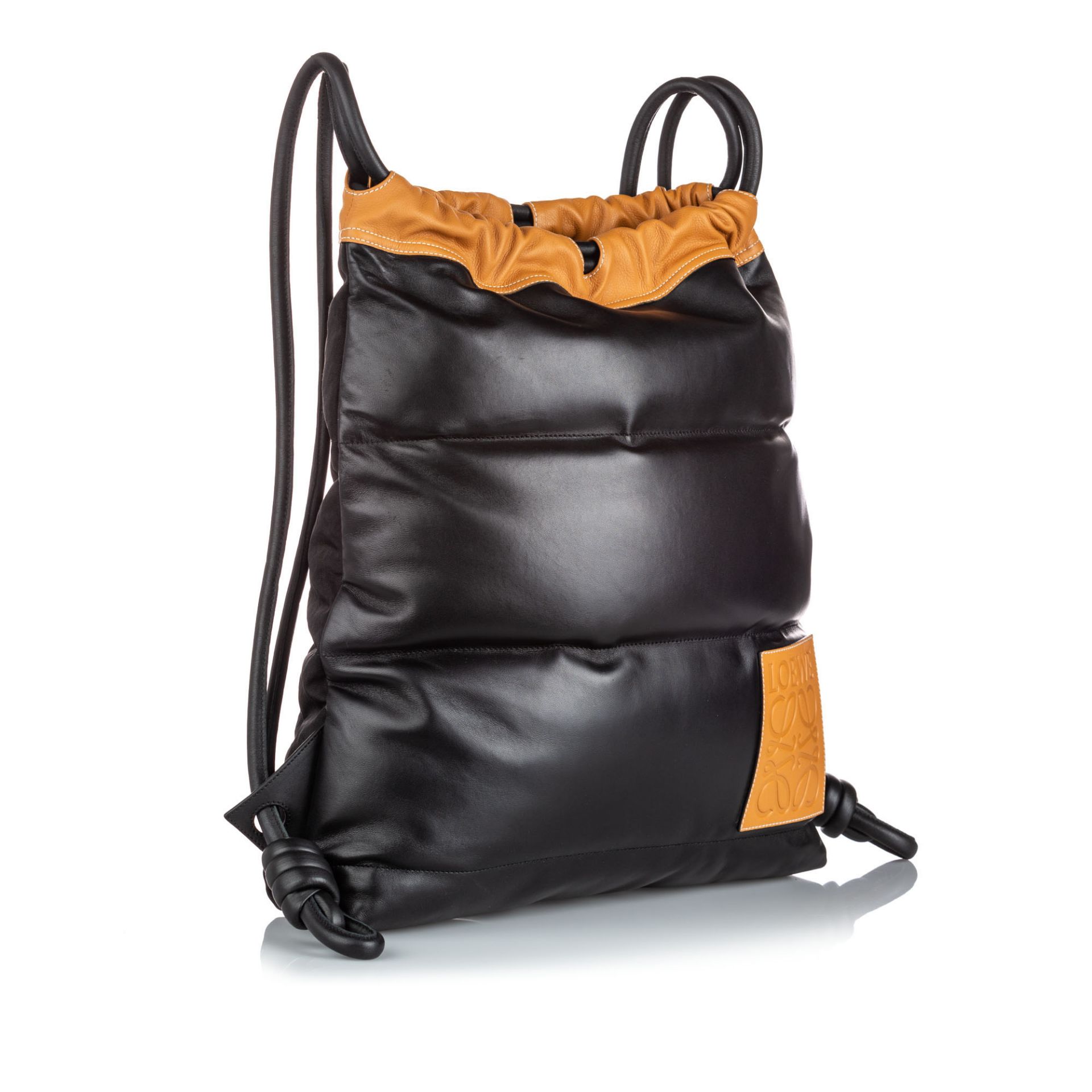 Loewe Leather Yago Puffy Backpack - Image 2 of 7