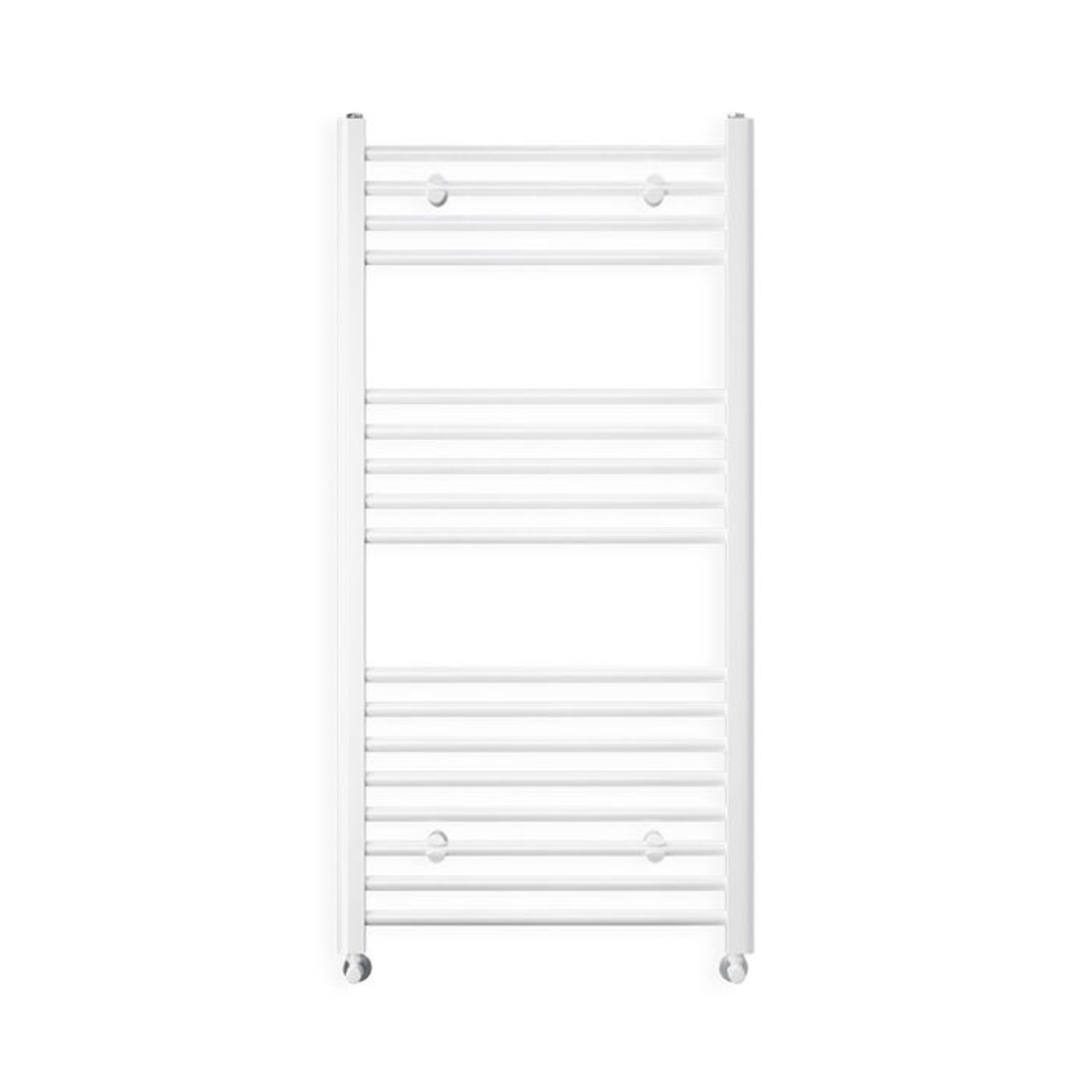 (TP91) 1200x600mm White Heated Towel Radiator. Made from low carbon steel Finished with a high - Image 3 of 3