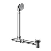 (FF1016) 400x215mm Exposed Bath Waste For Roll Top Bath Chrome plated surface for a pristine a...