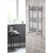 (KL102) 700 X 500mm Chrome Towel Warmer. Chrome-Plated Mild Steel Construction Suitable for Domestic