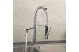 Bentley Modern Monobloc Chrome Brass Pull Out Spray Mixer Tap. RRP £349.99.This tap is from o...