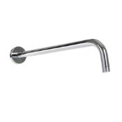 (EE1020) Round Wall Mounted Shower Arm Standard 1/2 inch connection For use with 180-220mm an...