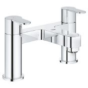 (SH1016)Grohe BauEdge Bath Filler. Stylish and modern, the BauEdge bath filler features solid m...