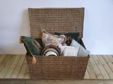 Wicker Basket and contents