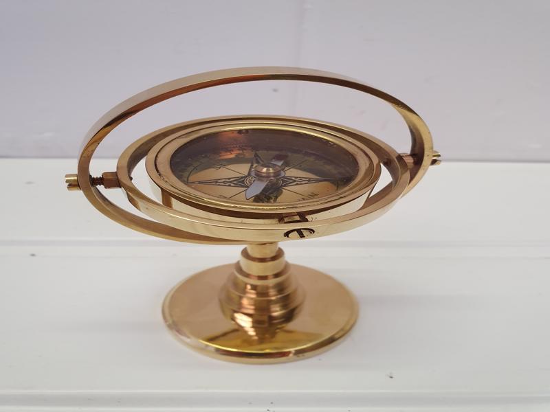 Solid Brass Gyroscope