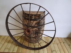 Vintage Cart Wheel