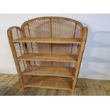 Wicker Shelving Unit