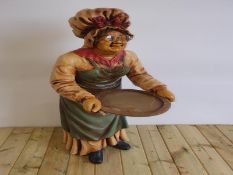 Vintage Waitress Statue