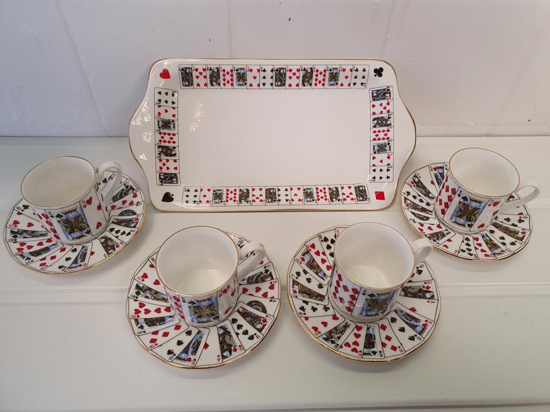 Queens China CUT FOR COFFEE Set