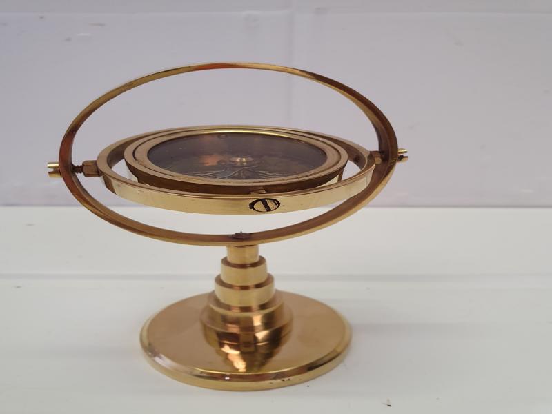 Solid Brass Gyroscope - Image 3 of 4