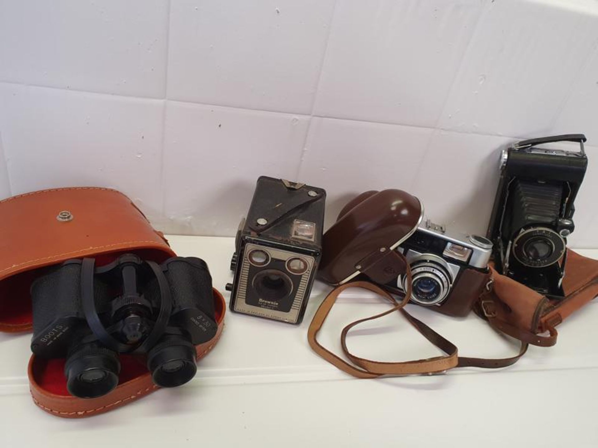 Cameras and Binoculars Bundle Vintage