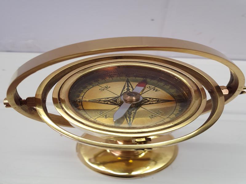 Solid Brass Gyroscope - Image 4 of 4