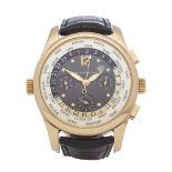 2010 Girard Perregaux World Timer Chronograph 18K Yellow Gold - 4980