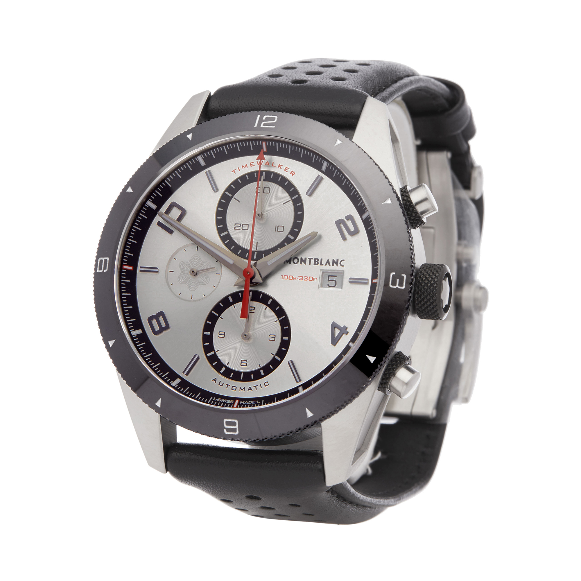 2019 Montblanc Timewalker Chronograph Stainless Steel - 116100 - Image 8 of 9