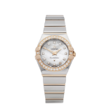 2000 Omega Constellation Diamond Mother Of Pearl Stainless Steel & Rose Gold - 123.25.24.60.55.005