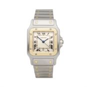 2000 Cartier Santos Galbee Stainless Steel & Yellow Gold - 1566